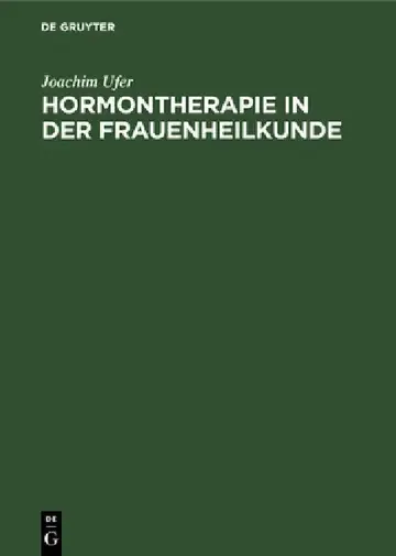 Cover of Hormontherapie in Der Frauenheilkunde