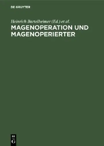 Cover of Magenoperation und Magenoperierter