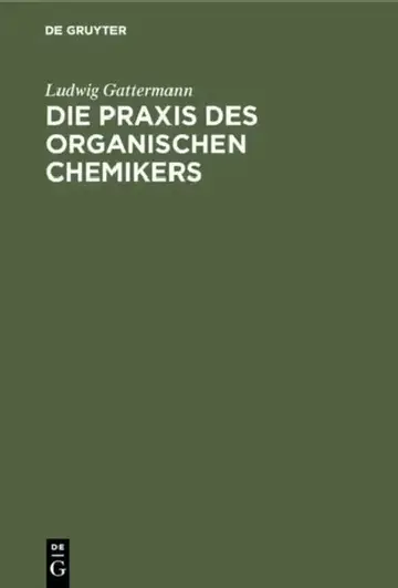 Cover of Die PRAXIS Des Organischen Chemikers