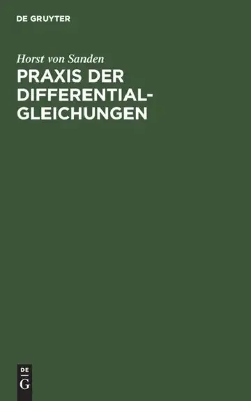 Cover of PRAXIS Der Differentialgleichungen