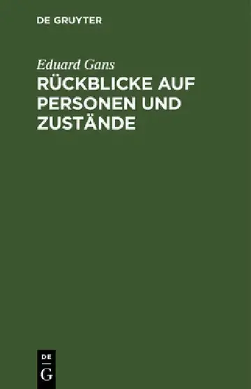 Cover of Rückblicke auf Personen und Zustände