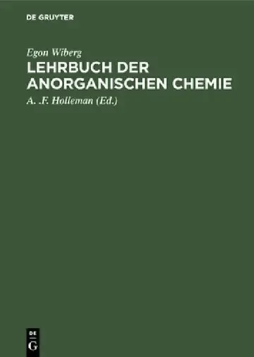 Cover of Lehrbuch der anorganischen Chemie