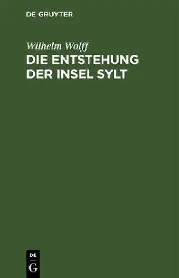 Cover of Die Entstehung Der Insel Sylt