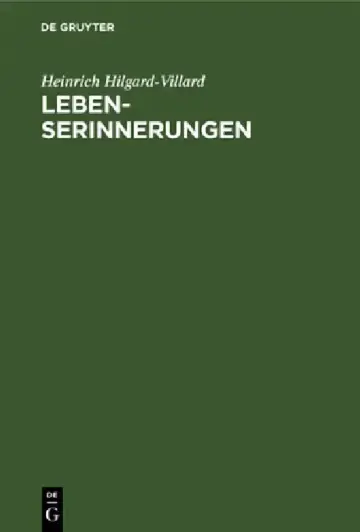 Cover of Lebenserinnerungen