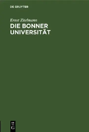 Cover of Die Bonner Universität