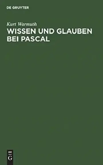 Cover of Wissen und Glauben bei Pascal