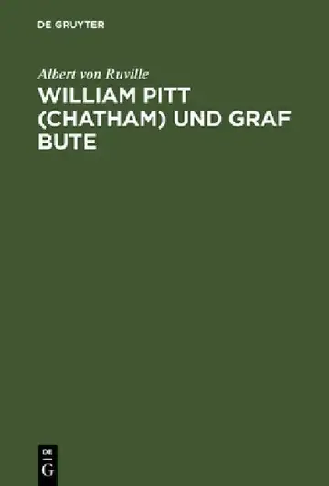 Cover of William Pitt (Chatham) und Graf Bute