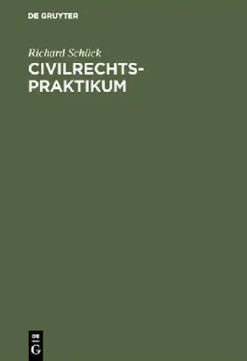 Cover of Civilrechtspraktikum