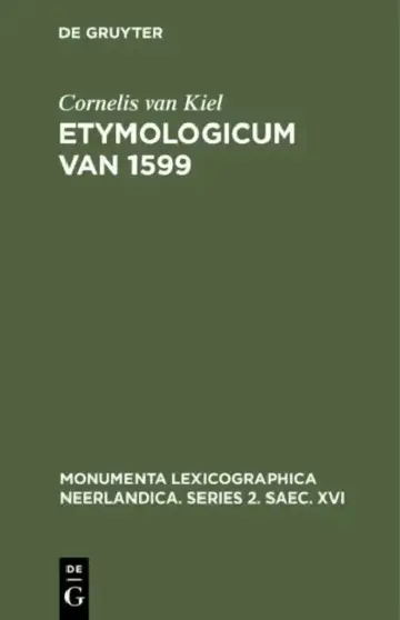 Cover of Etymologicum Van 1599