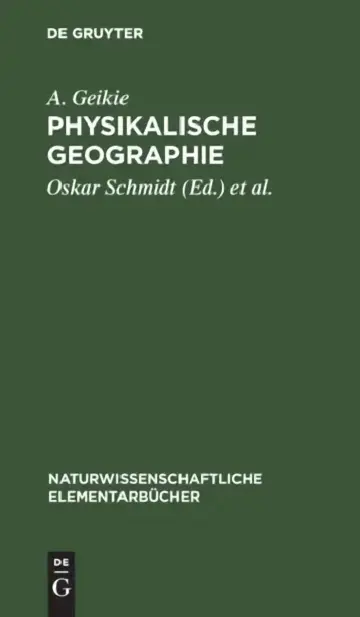 Cover of Physikalische Geographie