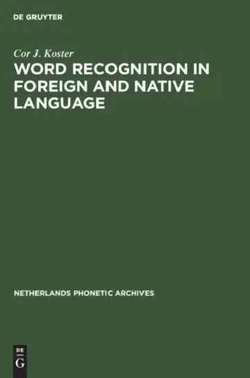 Cover of Word Recognition in Foreign and Native Language