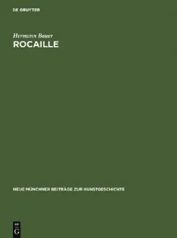 Cover of Rocaille