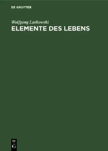 Cover of Elemente des Lebens