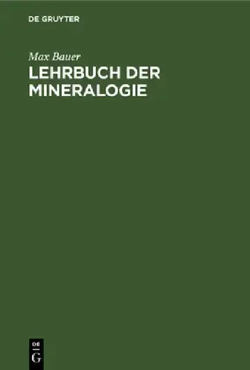 Cover of Lehrbuch der Mineralogie