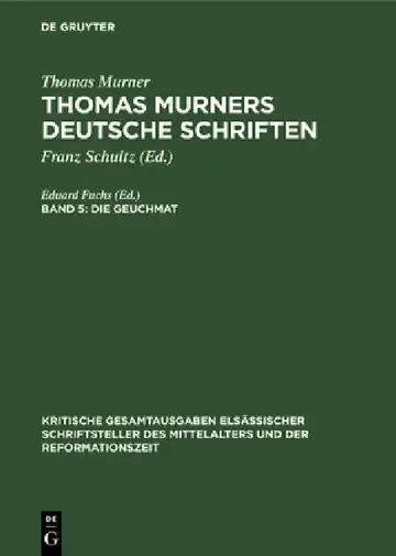 Cover of Die Geuchmat