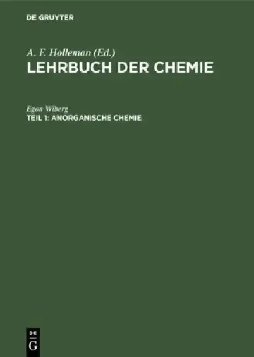 Cover of Anorganische Chemie