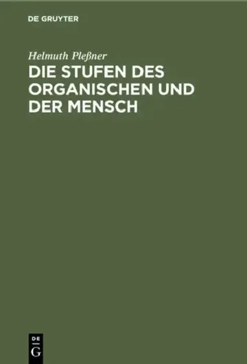 Cover of Die Stufen Des Organischen Und Der Mensch