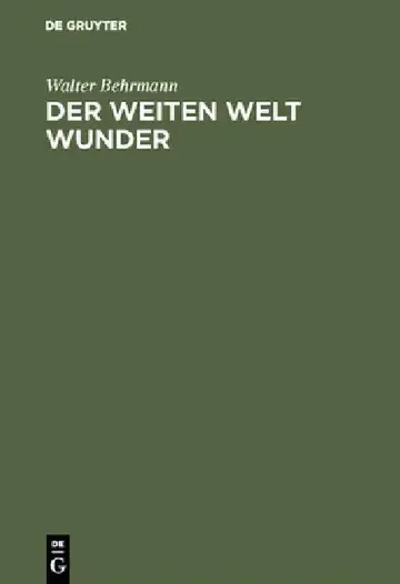 Cover of Der weiten Welt Wunder