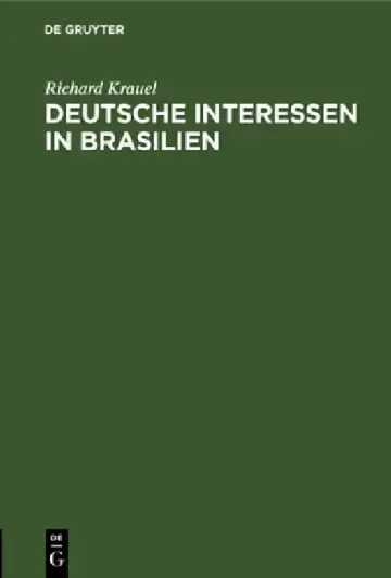 Cover of Deutsche Interessen in Brasilien