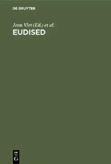 Cover of Eudised