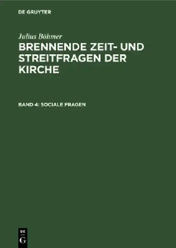 Cover of Sociale Fragen