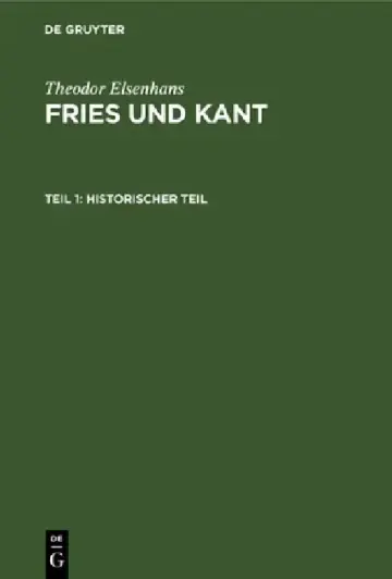 Cover of Historischer Teil