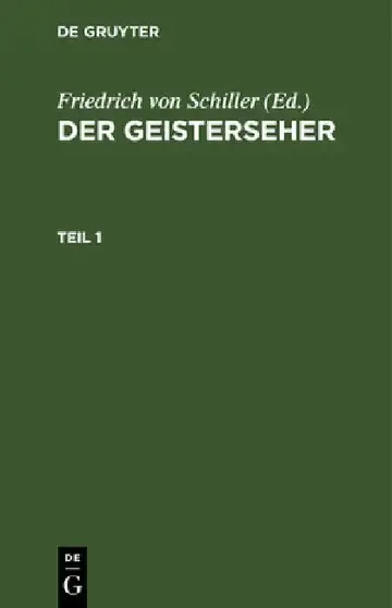 Cover of Der Geisterseher. Teil 1