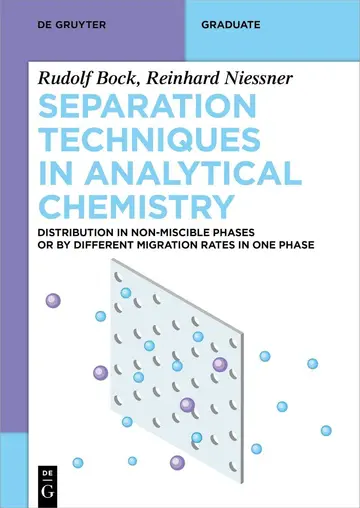 Cover of Separation Techniques in Analytical Chemistry