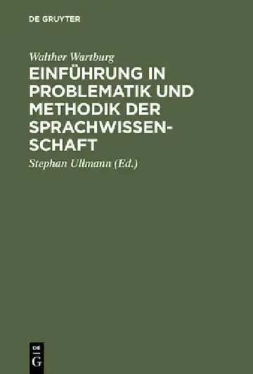 Cover of Einführung in Problematik und Methodik der Sprachwissenschaft