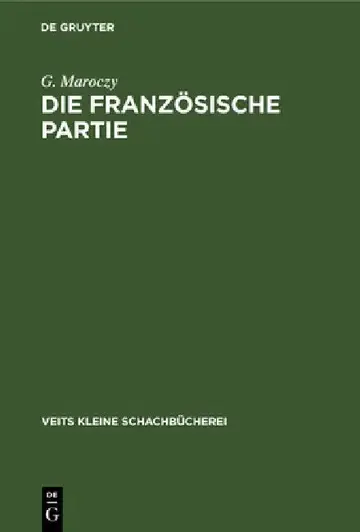 Cover of Die Französische Partie