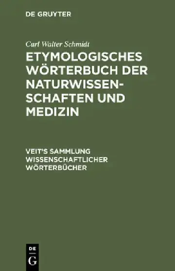 Cover of Etymologisches Wörterbuch der Naturwissenschaften und Medizin