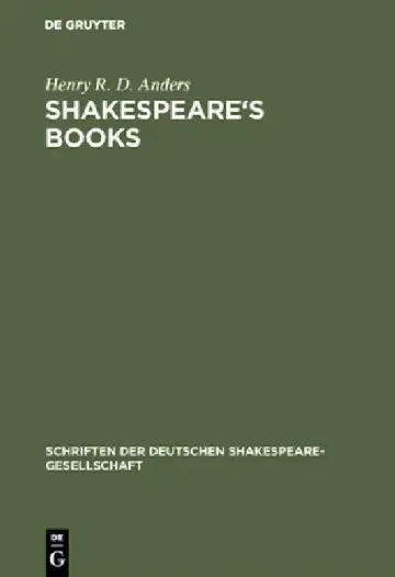 Cover of Shakespeare's Books