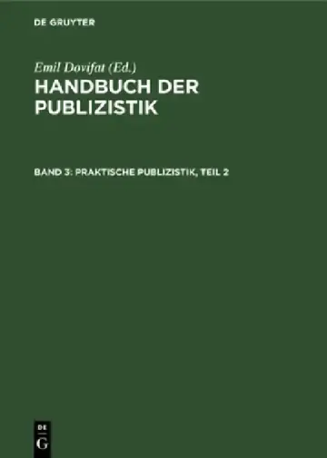 Cover of Praktische Publizistik, Teil 2