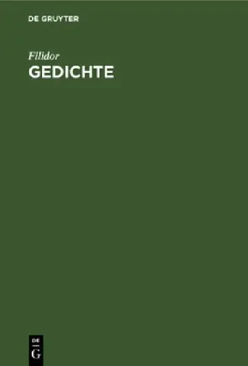 Cover of Gedichte