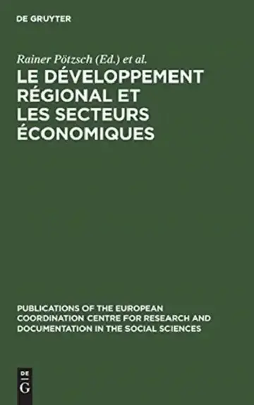 Cover of Le développement régional et les secteurs économiques