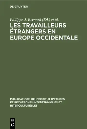Cover of Les Travailleurs étrangers en Europe occidentale