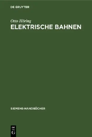 Cover of Elektrische Bahnen
