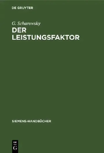 Cover of Der Leistungsfaktor