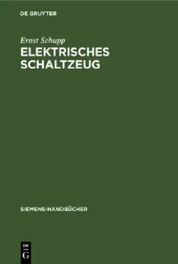 Cover of Elektrisches Schaltzeug