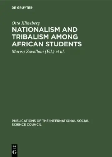 Cover of Nationalism and Tribalism Among African Students