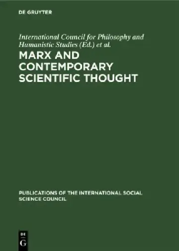 Cover of Marx and Contemporary Scientific Thought
