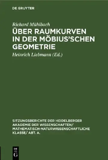 Cover of Über Raumkurven in Der Möbius'schen Geometrie