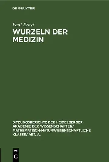 Cover of Wurzeln Der Medizin