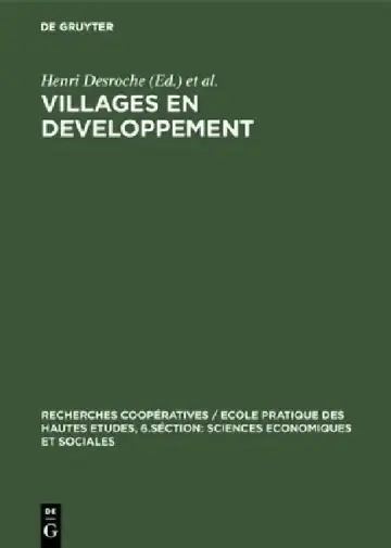 Cover of Villages en developpement
