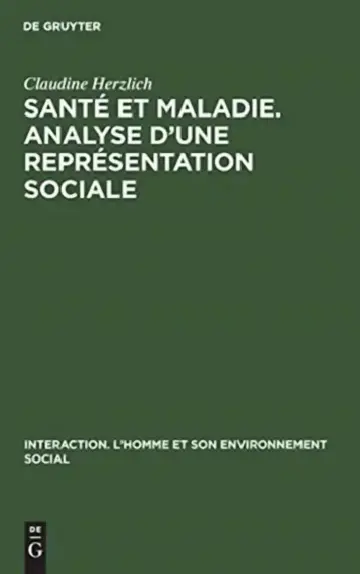 Cover of Santé et maladie. Analyse d'une représentation sociale