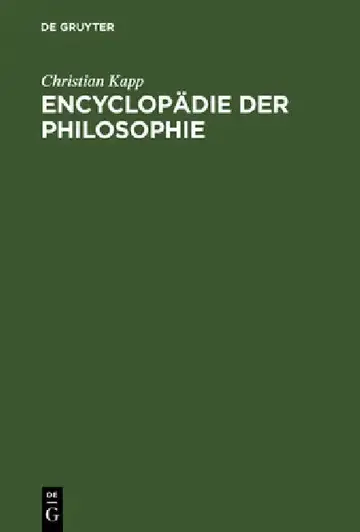 Cover of Encyclopädie der Philosophie