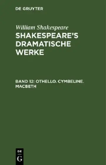 Cover of Othello. Cymbeline. Macbeth