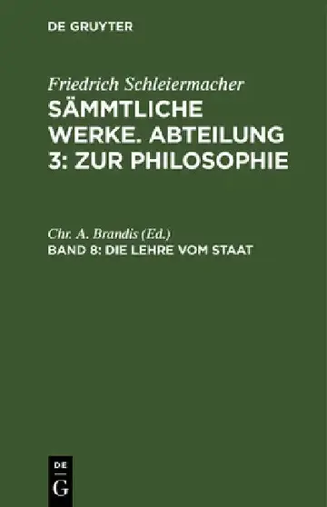 Cover of Die Lehre vom Staat