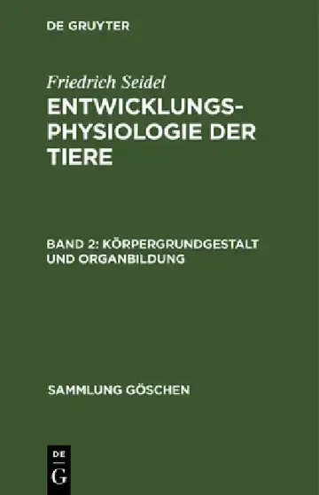 Cover of Körpergrundgestalt und Organbildung