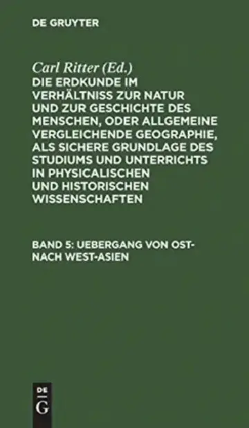 Cover of Uebergang von Ost- nach West-Asien
